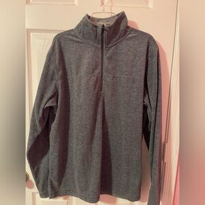 Alpine Design Mens 1/4 Zipped Fleece
Sweater Gray Long Sleeve Size XL